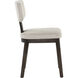 Rickett Dark Brown / Dove Cream Dining Chair, Set Of 2